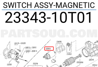 Nissan 2334310T01 SWITCH ASSY-MAGNETIC