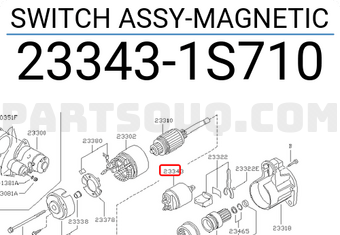 Nissan 233431S710 SWITCH ASSY-MAGNETIC