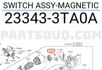 Nissan 233433TA0A SWITCH ASSY-MAGNETIC