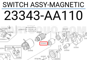 Nissan 23343AA110 SWITCH ASSY-MAGNETIC