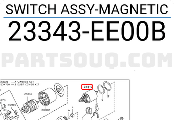 Nissan 23343EE00B SWITCH ASSY-MAGNETIC