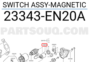 Nissan 23343EN20A SWITCH ASSY-MAGNETIC