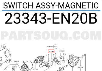 Nissan 23343EN20B SWITCH ASSY-MAGNETIC
