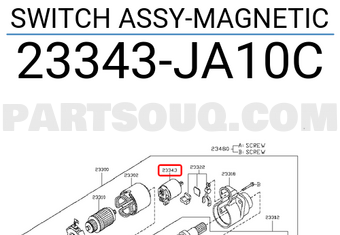 Nissan 23343JA10C SWITCH ASSY-MAGNETIC