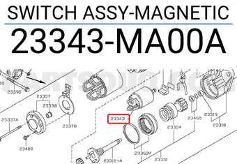 Nissan 23343MA00A SWITCH ASSY-MAGNETIC