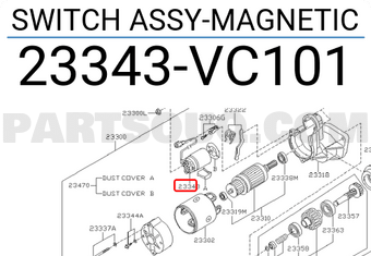 Nissan 23343VC101 SWITCH ASSY-MAGNETIC