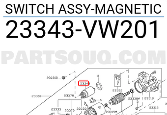 Nissan 23343VW201 SWITCH ASSY-MAGNETIC