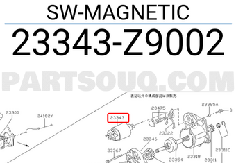 Nissan 23343Z9002 SW-MAGNETIC