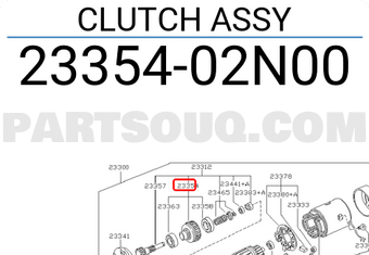 Nissan 2335402N00 CLUTCH ASSY