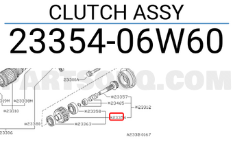 Nissan 2335406W60 CLUTCH ASSY