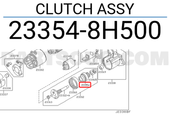 Nissan 233548H500 CLUTCH ASSY