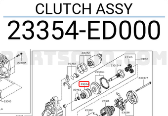 Nissan 23354ED000 CLUTCH ASSY