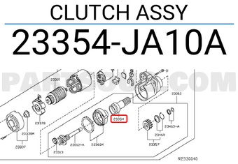 Nissan 23354JA10A CLUTCH ASSY