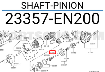 Nissan 23357EN200 SHAFT-PINION