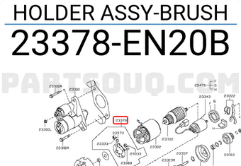 Nissan 23378EN20B HOLDER ASSY-BRUSH