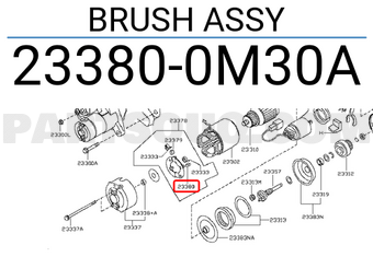 Nissan 233800M30A BRUSH ASSY