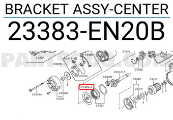 Nissan 23383EN20B BRACKET ASSY-CENTER
