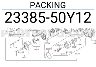 Nissan 2338550Y12 PACKING