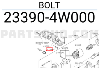 Nissan 233904W000 BOLT