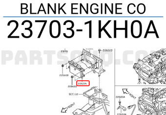 Nissan 237031KH0A BLANK ENGINE CO