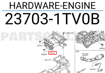Nissan 237031TV0B HARDWARE-ENGINE