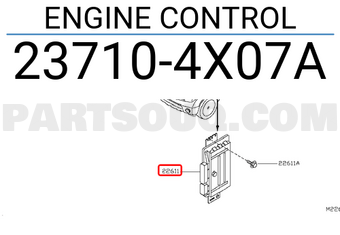 Nissan 237104X07A ENGINE CONTROL