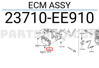 Nissan 23710EE910 ECM ASSY