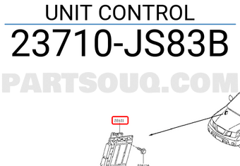 Nissan 23710JS83B UNIT CONTROL