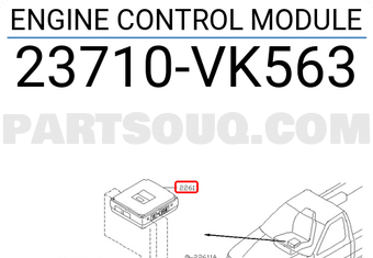 Nissan 23710VK563 ENGINE CONTROL MODULE