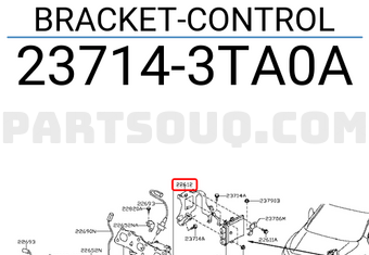 Nissan 237143TA0A BRACKET-CONTROL
