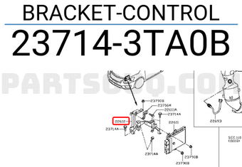 Nissan 237143TA0B BRACKET-CONTROL