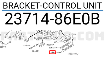 Nissan 2371486E0B BRACKET-CONTROL UNIT