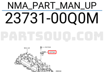 Nissan 2373100Q0M NMA_PART_MAN_UP