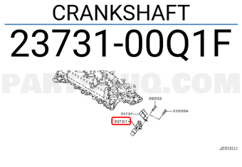 Nissan 2373100Q1F CRANKSHAFT