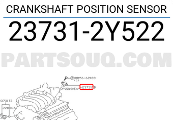 Nissan 237312Y522 CRANKSHAFT POSITION SENSOR
