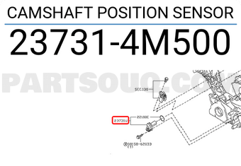 Nissan 237314M500 CAMSHAFT POSITION SENSOR