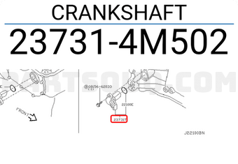 Nissan 237314M502 CRANKSHAFT