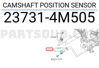 Nissan 237314M505 CAMSHAFT POSITION SENSOR