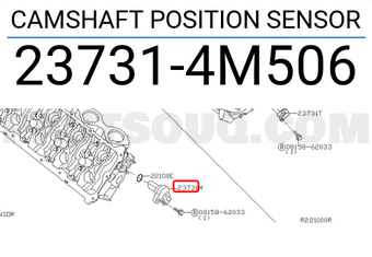 Nissan 237314M506 CAMSHAFT POSITION SENSOR