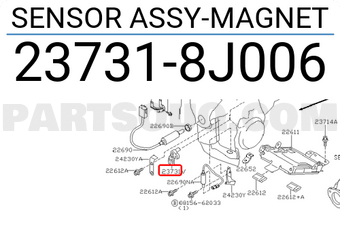 Nissan 237318J006 SENSOR ASSY-MAGNET