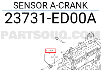 Nissan 23731ED00A CAMSHAFT POSITION SENSOR