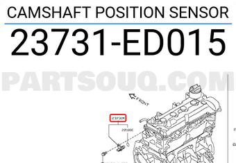 Nissan 23731ED015 CAMSHAFT POSITION SENSOR