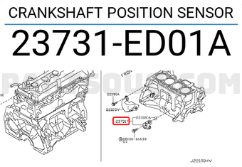 Nissan 23731ED01A CRANKSHAFT POSITION SENSOR