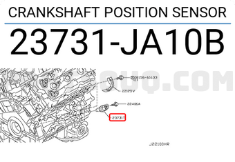 Nissan 23731JA10B CRANKSHAFT POSITION SENSOR