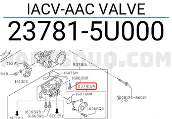 Nissan 237815U000 IACV-AAC VALVE