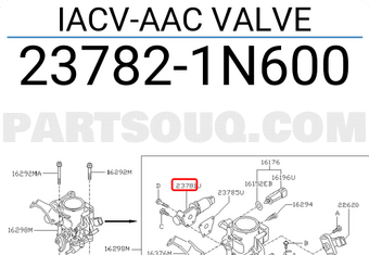 Nissan 237821N600 IACV-AAC VALVE