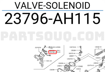 Nissan 23796AH115 VALVE-SOLENOID