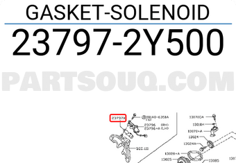 Nissan 237972Y500 GASKET-SOLENOID