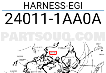 Nissan 240111AA0A HARNESS-EGI