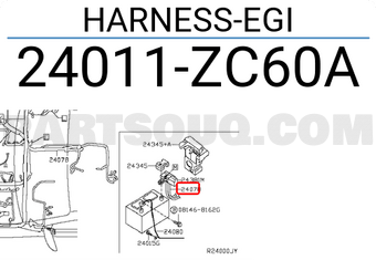 Nissan 24011ZC60A HARNESS-EGI
